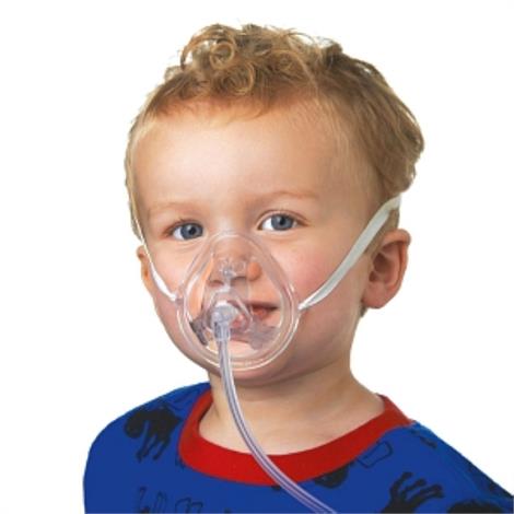 Southmedic OxyMask Oxygen Mask,Tyke Oxygen Mask with 7 Universal Oxygen Tubing,25/Case,OT10258ML
