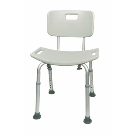 Mckesson Aluminum Bath Bench With Removable Back,Slip Resistant Tips,4/Pack,146-12202KD-4
