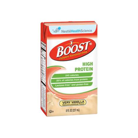 Nestle Boost High Completeal Drink,Strawberry,8 fl oz Bottle,24/Case,9443600