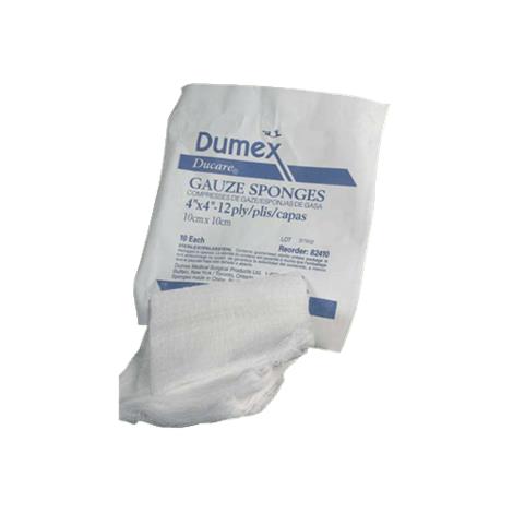 Derma Ducare Woven Non-Sterile Gauze Sponges,3" x 3",12-ply,200/Pack,90312