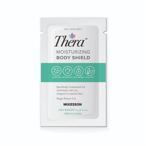 Thera Body Shield Skin Protectant Cream,4gms Individual Packet,144/Pk,6PK/Case,53-MS4G