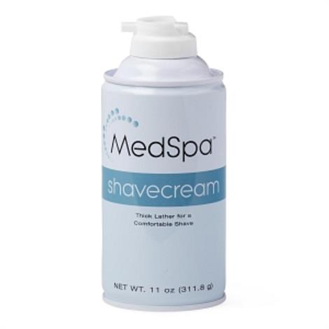 Medline MedSpa Shaving Cream,Shaving Cream,11 oz,12/Case,MPH191101