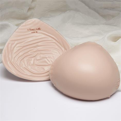 Nearly Me 985 Super Soft Ultra Lightweight Full Triangle Breast Form,Size 7,Each,985