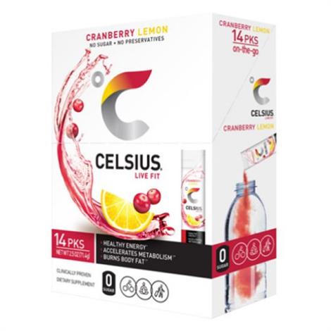 Celsius On-the-go Fitness Drink,Berry,5.9g,14/Pack,8670009