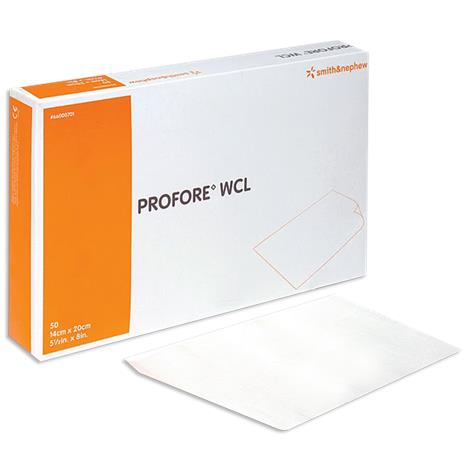Smith & Nephew Profore Wound Contact Layer,5-1/2" x 8" (14cm x 20cm),50/Pack,4Pk/Case,66000701