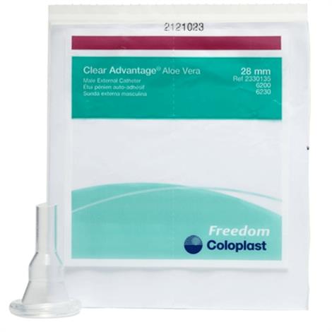 Coloplast Freedom Clear Advantage Male External Condom Catheter,Small,23mm,100/Pack,6100
