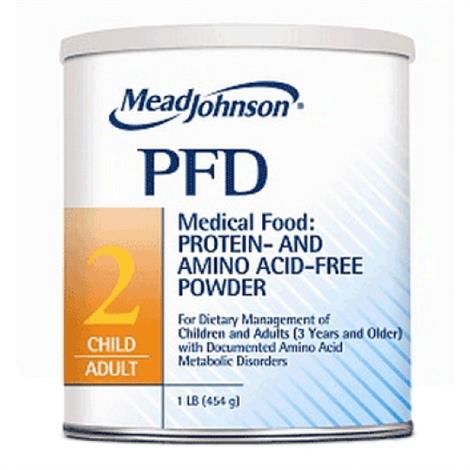 Mead Johnson PFD 2 And Amino Acid-Free Diet Powder,1lb,Powder Can,Vanilla,6/Case,891601