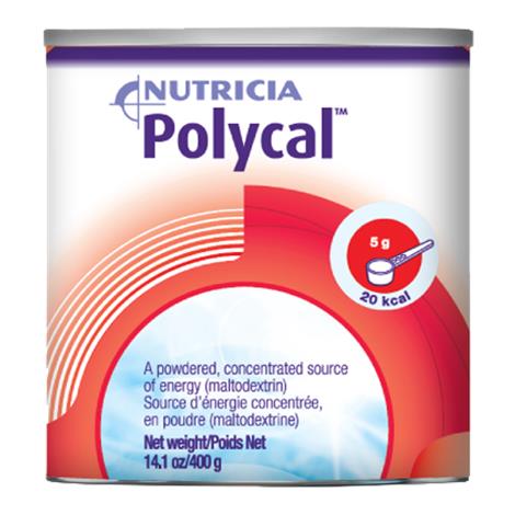 Nutricia Polycal Concentrated Powder,Powder 400gm (14oz),Can,12/Pack,89461