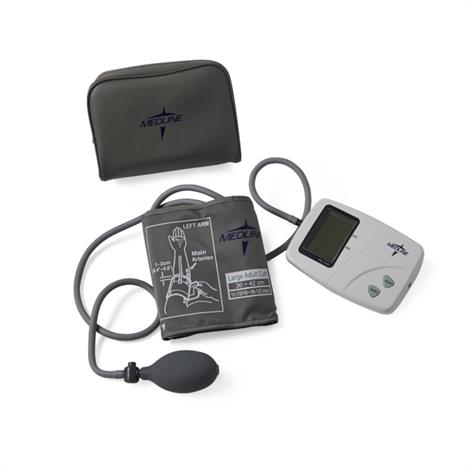 Medline Pro Semi-Automatic Digital  Pressure Monitor,Large Adult Cuff,Each,MDS3002LA