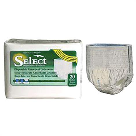 Tranquility Select Disposable Underwear,X-Large,Fits Waist 48" to 66",50/Case,3607