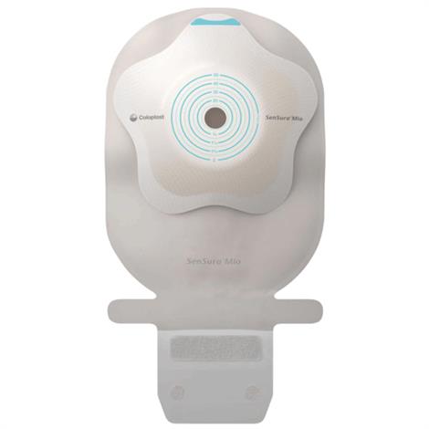 Coloplast Sensura Mio One-Piece Convex Flip Transparent Pre-Cut Drainable Pouch With Filter,Maxi, Stoma Size: 1-9/16 (40mm),10/Pack,18342