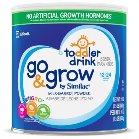 Abbott Similac Go & Grow Drink Powder,Unflavored,2-FL HMO,24 oz.,Each,67151