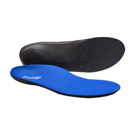 Powerstep Orignal Full Length Orthotic Shoe Insoles,Size H,Pair,5001-01H