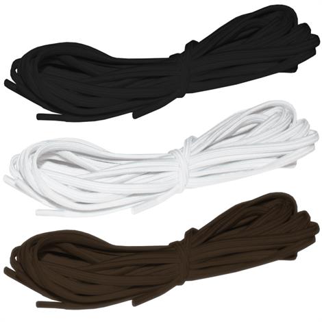 Elastic Shoelaces,White,26",Latex Free,1 Pair,#847102007243