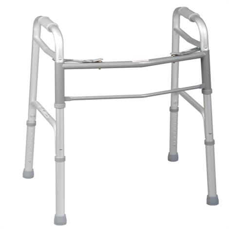 Medline Youth Two-Button Folding Walkers without Wheels,Guardian,4/Case,G30756P
