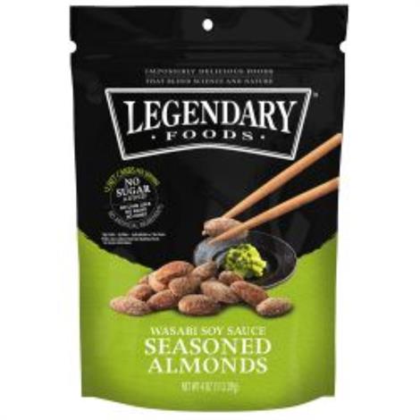 Legendary Foods Seasoned Almonds,Tangy Ranch,4oz,Each,5300042