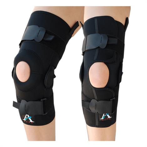 ALPS Knee Brace with Adjustable Hinges,X-Small,Pull-On with Hinge,Each,KBHP