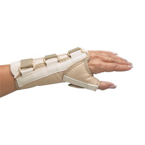 Norco Padded Cotton D-ring Short Thumb And Wrist Orthosis,X-Large,Left,Each,NC15825-09