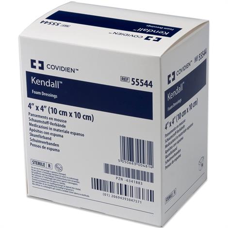 Covidien Kendall Foam Wound Dressing With Topsheet,8" x 8",50/Case,55588P