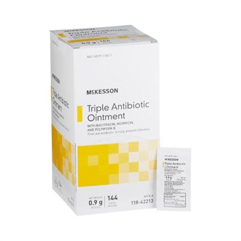 McKesson Triple Ointment,0.9 g (0.03 oz),1728/Case,118-42213