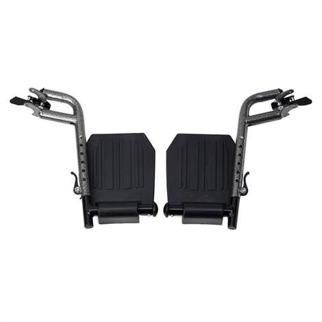 Medline Swing Away Composite Wheelchair Footrest,Composite Footplate,Each,WCA806965HCB