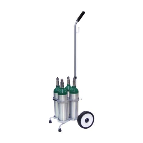 Responsive Respiratory Four Cylinder M6 Cylinder Cart,Four Cylinder Carry Cart,Each,150-0131