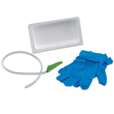 Covidien Kendall Touch-Trol Suction Catheter Mini Tray,8FR,Pediatric,Light Blue,100/Case,140988