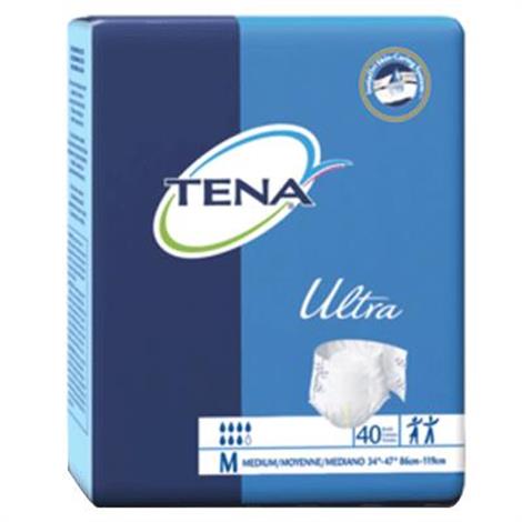 TENA Ultra Briefs - High Absorbency,Large,Fits Waist 48" - 59",Blue,Value Pack,400/Pack,67300