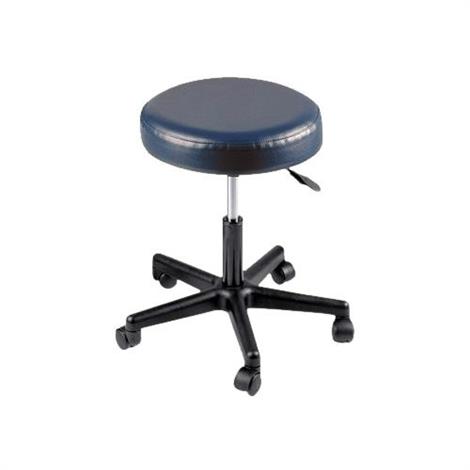 Chattanooga Pneumatic Stool,Imperial Blue with Back,Each,77064