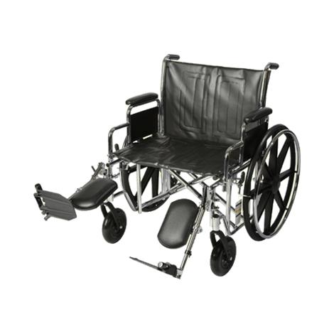 ITA-MED 24 Inch Extra Wide Wheelchair,Seat 24"W,Each,W24-300