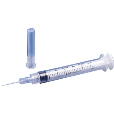 Covidien Kendall Monoject Rigid Pack 3mL Syringes,Regular Luer Tip,100/Pack,8881513918