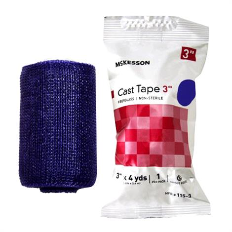 McKesson Fiberglass Cast Tape - Purple,3 Inch X 12 Foot,10/Pack,115-3U