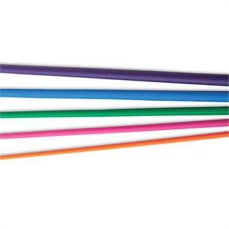 North Coast Medical Rainbow Latex-Free Exercise Tubing,25 ft,Purple,Level 5,Each,NC95425-25