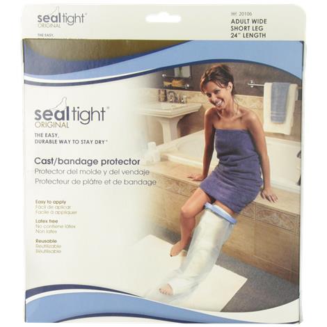 Seal-Tight Original Cast And Bandage Protector For Foot and Leg,Wide Short Leg,24" (61cm),Each,20106