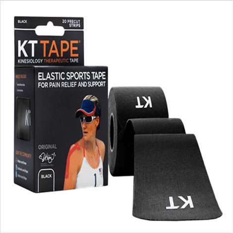 KT Kinesiology Therapeutic Cotton Tape,Red,20/Pack,9003560