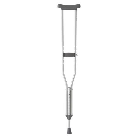 Guardian Standard Aluminum Push Button Crutches,Youth,8Pairs/Case,MDSV80536
