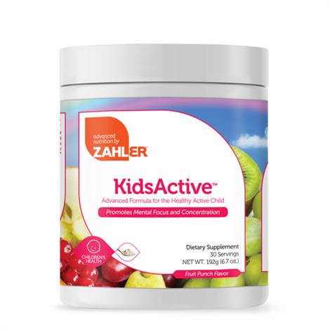 Zahler KidsActive Powder Dietary ,Fruit Punch Flavor,6.7oz,Each,8166