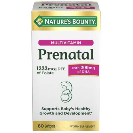 Natures Bounty Prenatal Multi,Pre-Natal,90c,Each,640005