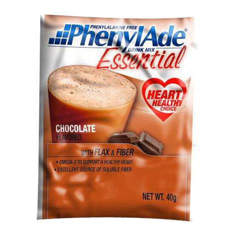 Applied PhenylAde Essential Drink Mix Pouch,40gm Pouch,Chocolate Flavor,16/Pack,95014