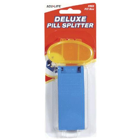 Acu-Life Pill Splitter With Pill Box,Pill Box and Splitter,Each,400465