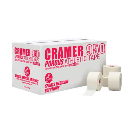 Cramer 950 Porous Athletic Tape,1-1/2" x 15yd,Roll,32/Case,NC20710-15