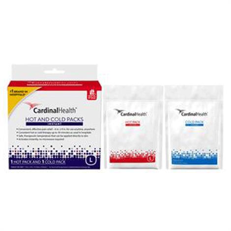 Cardinal Health Instant Hot and Cold Therapeutic Pack,1 Hot 1 Cold Pack,Large,6" x 9",24/Pack,11443440R
