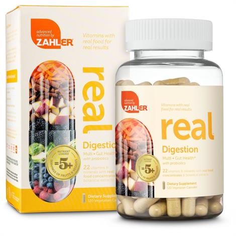 Zahler Real Multi Digestion Dietary ,Capsules,120/Pack,8196