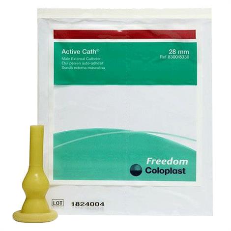 Coloplast Active-Cath Male External Catheter,Large 35mm Diameter,Gold,100/Pack,8500