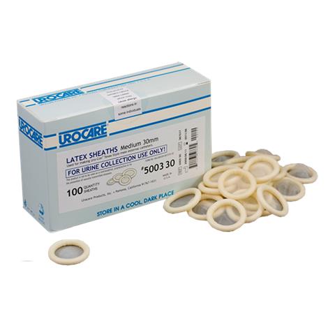 Urocare Uro Con Latex Sheaths,Small,25mm,100/Pack,500325