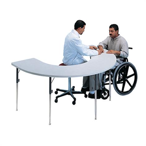 Hausmann Horseshoe Therapy Table,Horseshoe Therapy Table,Each,6674