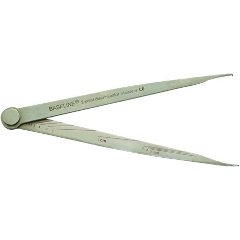 Baseline Aesthenometer Two Point Stainless Steel Discriminator,6" x 0.25" x 0.5",Each,#12-1482