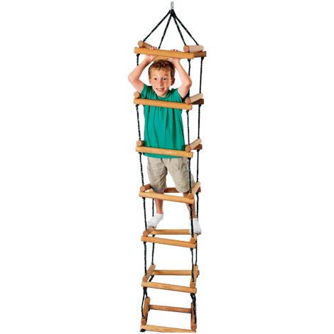 FlagHouse Rope Tower Ladder,15"W x 5ft 8"H,Each,40068
