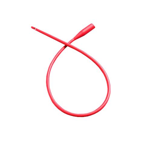 Rusch Robinson And Nelaton All Purpose Red Rubber Latex Intermittent Catheter,18FR,100/Pack,351018
