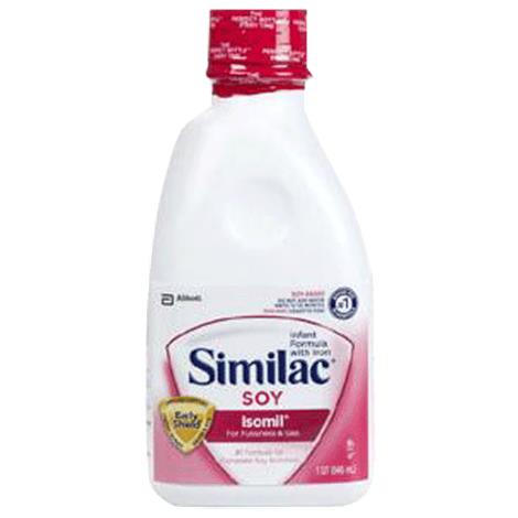 Abbott Similac Soy Isomil 20 Formula with Iron,Unflavored,12.4oz (352gm),Powdered Can,6/Case,55963